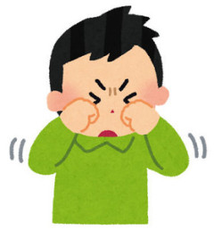 まつ毛が長くお目々パッチリな息子が「可愛い」とバカにされたらしく、まつ毛をパッツンに切ってしまった。