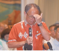 玉城デニー「私が勝っていたら、経済も福祉も医療も教育も技術開発も豊かな暮らしも成果を出していた」