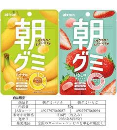 【朗報】日本人の朝食、遂に”グミ”になってしまうｗｗｗｗｗｗ