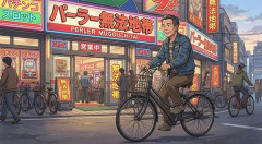 51歳無職男さん、パチ屋で自転車（5000円相当）を盗んで逮捕