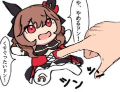 【ウマ娘】ジェンティルドンナ人形をツンツンしたろｗ → 結果
