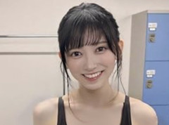 【速報】池田瑛紗、前屈みで「あれ」が見える