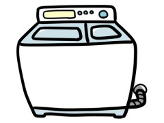 妻が「洗濯機が壊れた。排水ができない」と言ってきた。→修理か新しいのを買うかだなって返した。→