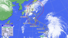 台風25号（になる予定の低気圧）水不足の四国を華麗に回避してしまう　　（　・∀・）み、みず…水を…