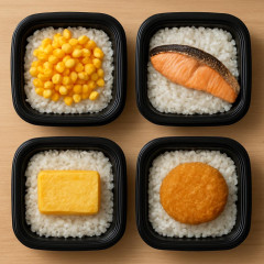 ローソンが“○○だけ”のコスパ追求「一点グルメ」弁当発表 “コーンだけ”や“サケだけ”具材1種で価格最大5割安   #節約