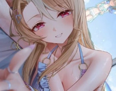 【ウマ娘】寝起きに水着フサパンは気持ちよすぎだろ！？