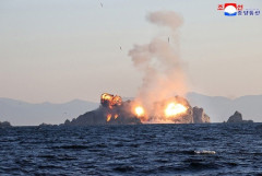 北朝鮮、弾道・巡航ミサイル・無人機の集中攻撃で防空網突破狙いか…多種類兵器を投入した訓練を実施！