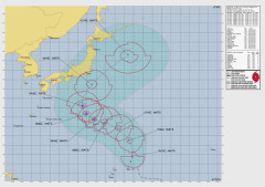 【ドゥージェン】台風25号が発生…21日頃に関東に最も接近か、風が強まり警報級の大雨も