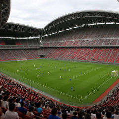 サッカー男子初戦快勝発進も空席目立ちネットは騒然 4万人収容の豊田スタジアムで7720人   #アジア大会 |  代表戦が7000人w