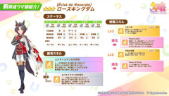 【ウマ娘】「ローズキングダム」は無難な性能だな