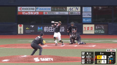 牧原大成ほえる！！2点タイムリーで勝ち越しに成功！！
