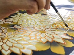 外国人「このプロセスは本当に美しい」ザ・プロセスが金彩工芸の制作過程を紹介してる