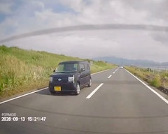 【動画】長崎の公道で馬鹿と馬鹿が出会ってしまった結果（ノ∇`）