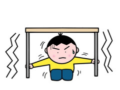 余震が頻発していると思ったが、実際は自分がめまいを感じていただけだった。