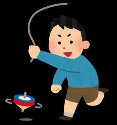 息子が一人でベイブレードで遊んでいる。スタジアムで行うが、かなりの音がするんだｗ