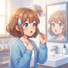 食事中、彼に鼻毛が出てることを指摘したら「おっほ！」おしぼりで鼻の穴をグリグリ、カギ爪にした指先で鼻毛抜こうとし、恥ずかしそうに「…どう？(照」