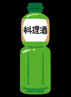 【うま味爆上がり】料理酒、砂糖、酢　←こいつらって