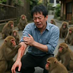 サル10匹以上に囲まれ…40代男性かまれケガ 神奈川・湯河原町の温泉街で   #🐒 |  サルってなんかむかつくんだよな  |  𓆲𓆲おにきりはまる？