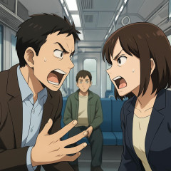 パさん、電車内で「高市はクソ」「自民党最悪」と少々大きめの声で会話をする活動を開始