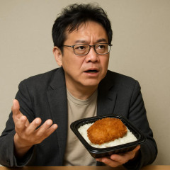 町山智浩、具材一種類のローソン「一点突破」弁当に「日本をこんなに貧乏にした自民党を、なんで国民の皆さんは支持し続けるんですか」