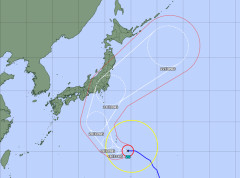 【悲報】シルバーウィーク、警報級の台風25号が直撃でゴミとなる