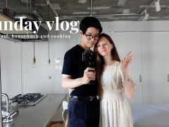 外国人「素敵なカップルですね」VirginiaとKazuyaが日本での朝のルーティンを紹介してる
