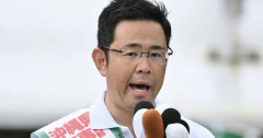 【悲報】沖縄知事当選の古謝氏、家族関係先に爆破予告届く