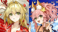 『Fate/EXTRA Record』キャラクターデザイン・ワダアルコ先生による店舗特典用描き下ろしイラスト(セイバー、キャスター)が公開！各法人の特典デザインも解禁！