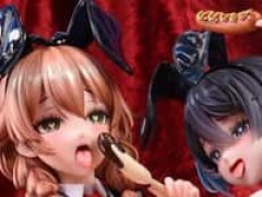 【バニーガーデン2】メディコス・エンタテインメント「花奈 逆バニーver.」「美羽香 逆バニーver.」1/4フィギュア【彩色原型公開】