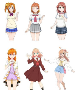 【画像】ラブライブ！主人公で一番お●ぱい大きい娘は？