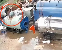 【動画】圧力容器の点検修理中に爆発。作業員が亡くなった事故。
