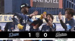 西武カナリオ、初球先頭打者弾！14号でいきなり先制