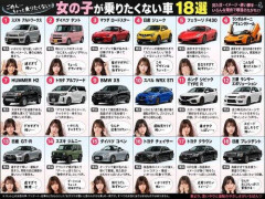 【悲報】女の子が乗りたくない車18選・・・・・・・・・