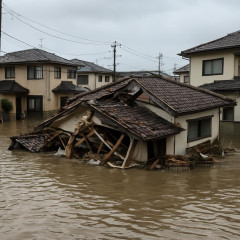 半壊の9割支援金なし 内水氾濫、認定低くなる指摘も   #千葉豪雨 |  千葉は液状化でもリスクのある土地なんだよな
