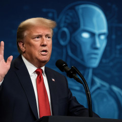 トランプ氏「AI軍を創設、高IQの責任者置く」 脅威論に反対   #SNS