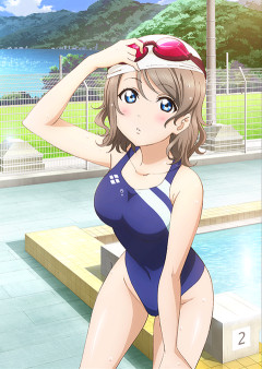 【画像】渡辺曜ちゃんの競泳水着ｗｗｗｗｗ【ラブライブ！サンシャイン!!】