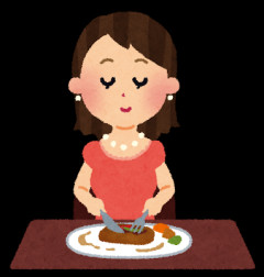 彼女の食べ方が汚いから別れたい