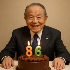 麻生太郎氏、86歳の誕生日を迎える