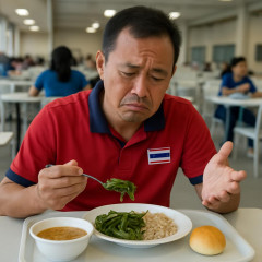 「ほんの少ししかくれなかったよ」タイのコーチが会場食に嘆き節「毎日野菜ばっかり食べてる」「1種類しか…」   #アジア大会