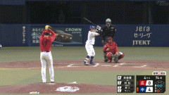 【中日対広島24回戦】中日・村松、広島・斉藤優汰から第6号ソロホームラン！リードを5点に広げる！！！！！！！！！！！！