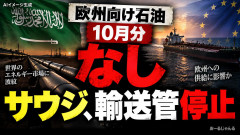 【速報】サウジ「10月は欧向け原油輸出できません…」 EU「ふぁっ!?備蓄スッカスカなのに!!!?」