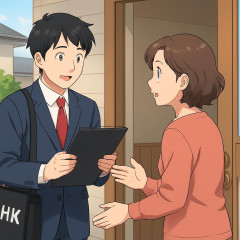 NHK、戸別の訪問営業を再開 23年廃止の外部法人委託を復活、受信料収入の増加図る