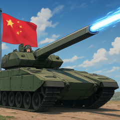 中国、原子力戦車開発計画を発表 射程450kmの50MJレールガンを搭載