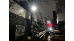【台風25号】東京が崩壊「住宅の基礎が丸見えに…」東京・目黒区で擁壁崩れる 中目黒駅から約800mの住宅地