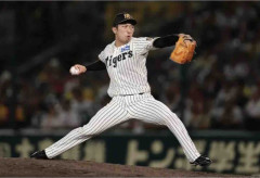 【阪神】石井大智ガッツポーズ　ピンチ断ち、闘志むき出し　サヨナラ勝ちで復帰後初勝利