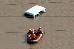 台風25号被害　神奈川と千葉で4人死亡6人不明　佐倉では冠水