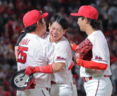 カープ勝田〝値千金〟サヨナラ犠飛！サトケイ先制打！玉村6回1失点！ターノック火消し！鈴木3勝目！大瀬良森浦遠藤0封リレー！新井監督続投決定日に劇的勝利！【広島2x-1巨人/試合結果】