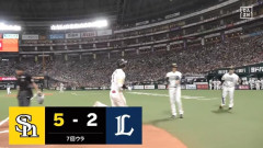 【ソフトバンク対西武24回戦】ソフトバンク・柳田、第18号勝ち越し3ランホームラン！！！！！！！！！！！！！！！！！！！
