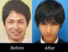 【画像】俺氏、無整形でここまでカッコよくなる