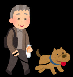 【不審】うちの前の道路にも可愛い犬連れてなかなか動かない男が出没する。普通に犬の散歩してる人はさっさと歩いて通り過ぎるが、その男は無駄にじっくり時間かけて移